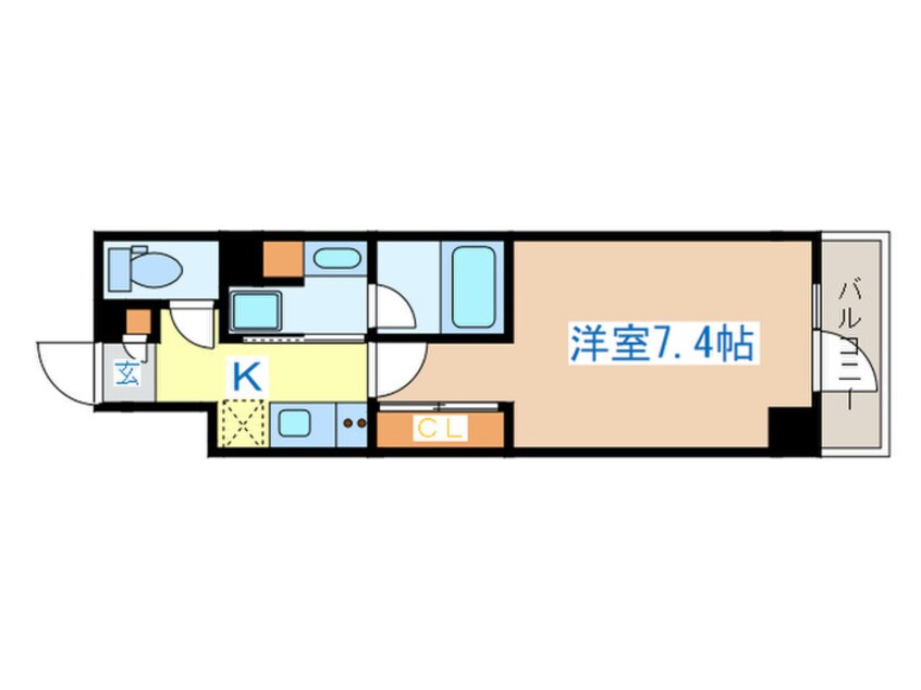 間取図 レジディア高円寺