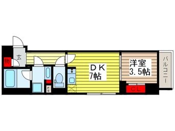 間取図 レジディア高円寺