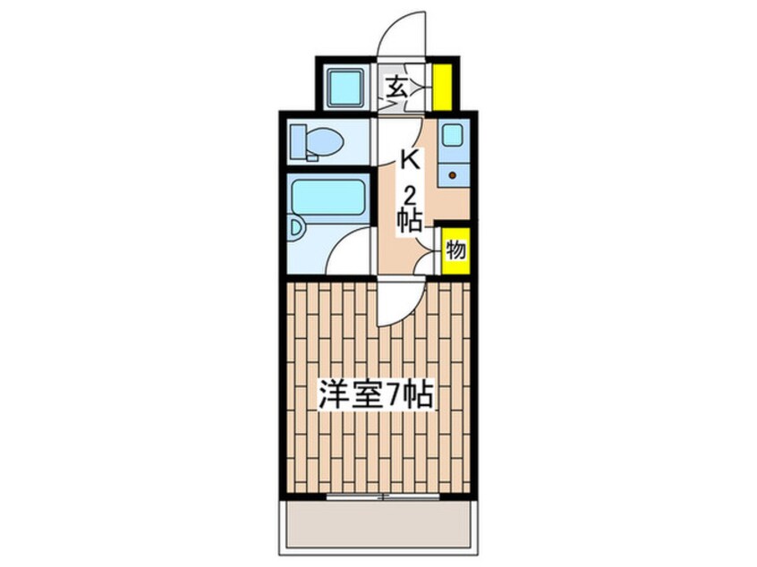 間取図 プラージュ湘南