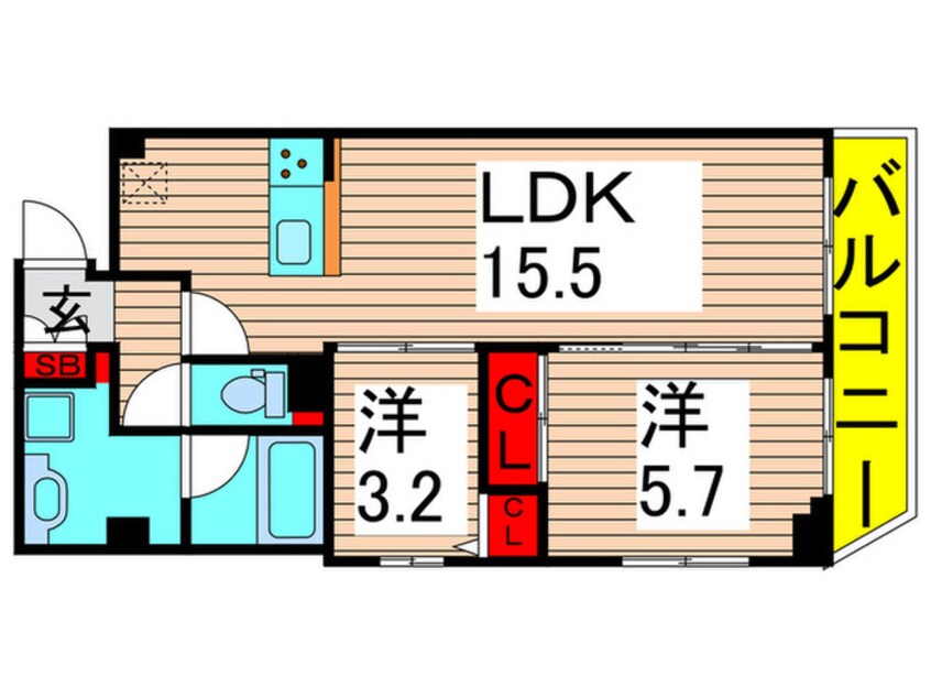 間取図 GRAN PASEO北綾瀬駅前