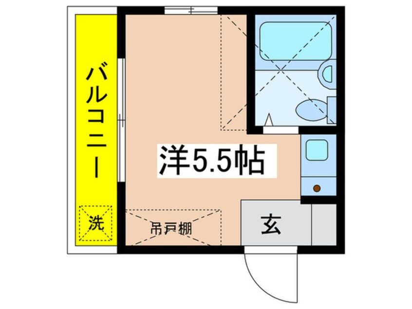 間取図 スカイコーポ