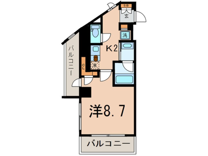 間取図 シグマ西麻布Ⅱ