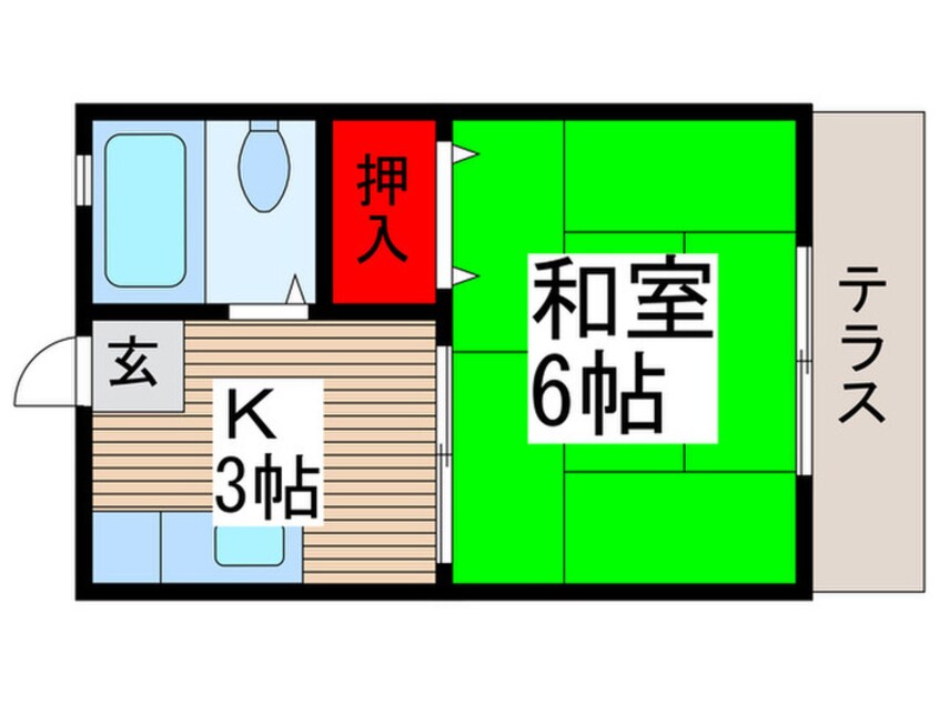 間取図 秋津ハイム