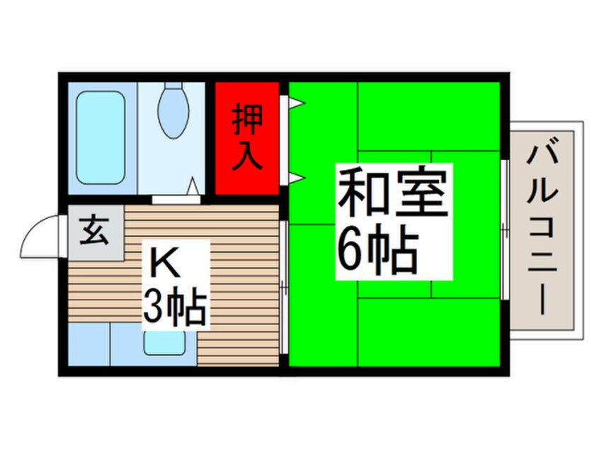 間取図 秋津ハイム