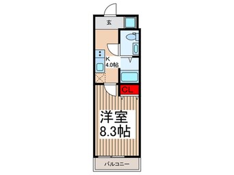 間取図 Ｎｏｒｔｈ Ｆｉｅｌｄ 飯能