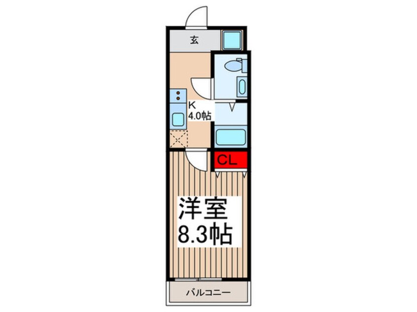 間取図 Ｎｏｒｔｈ Ｆｉｅｌｄ 飯能