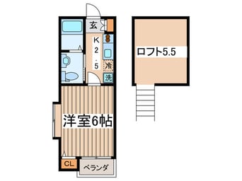間取図 ル－ブル六番館