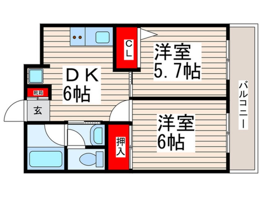 間取図 フローラレジデンス