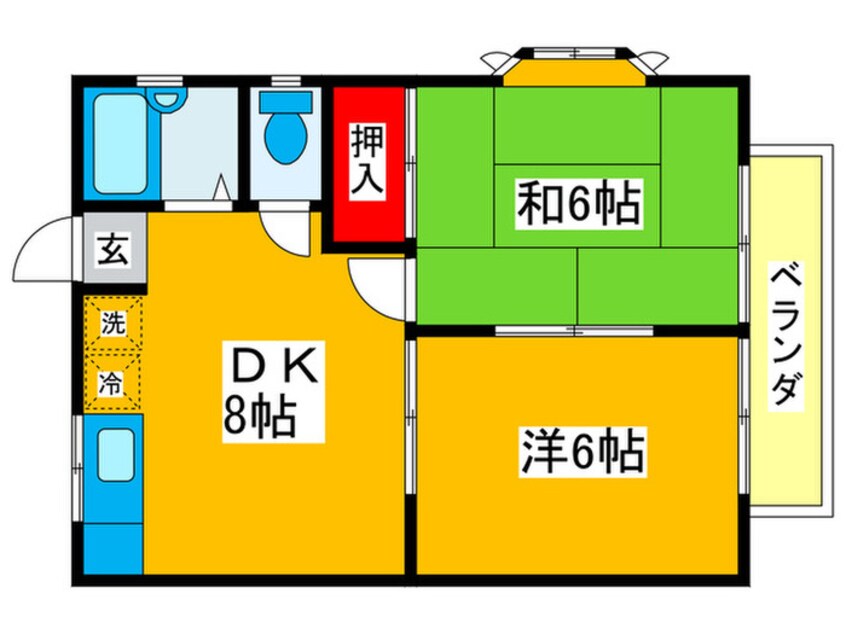 間取図 Ｓｗｅｅｔ　Ｓｕｇａｒ　Ｂ棟