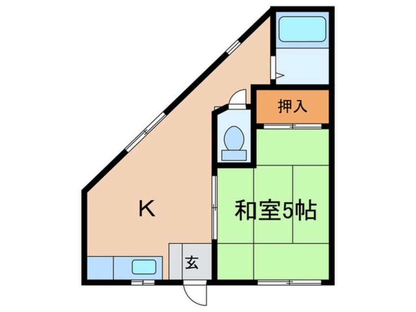 間取図 山口コーポ