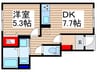 仮)藤久保新築AP 1DKの間取り