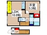 仮)藤久保新築AP 1LDKの間取り