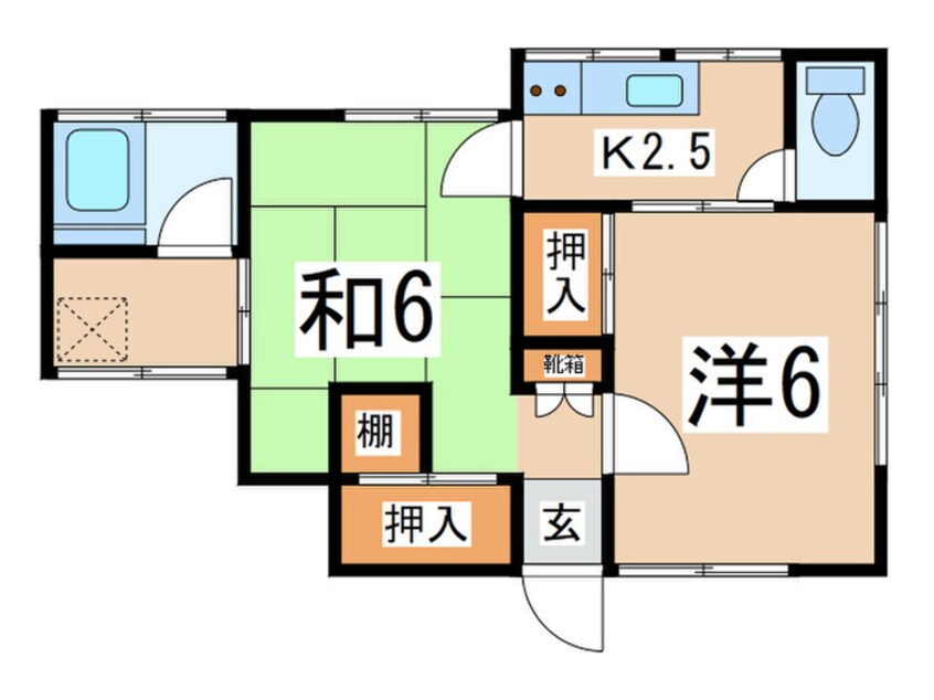 間取図 ブルーシエル上町