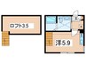 イルマーレ三ツ沢 1Rの間取り