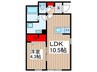 仮)リーブルファイン足立南花畑 1LDKの間取り