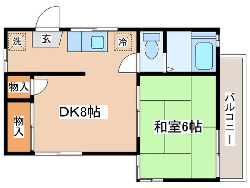 間取図 ヴィラガサッパ