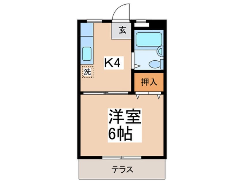 間取図 キャッスルＶ