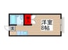 エステ－トピア関口 1Rの間取り