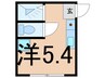 ＴＭ鶴見中央 1Rの間取り