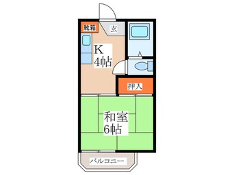 間取図 グリーンパレス