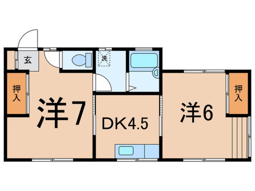 間取図 コ－ポ和島