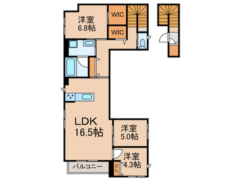 間取図 ＳＣＥＮＥ目黒