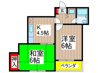 間取図 グレイス新検見川