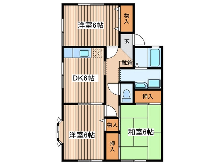 間取り図 セレステハイムＡ