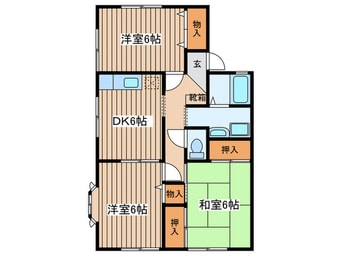 間取図 セレステハイムＡ