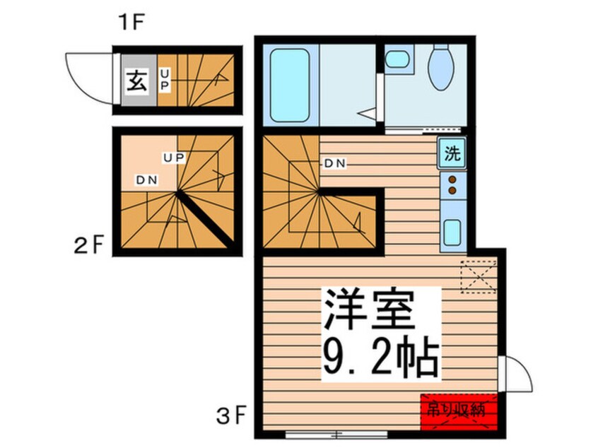 間取図 エスポワ－ル高砂