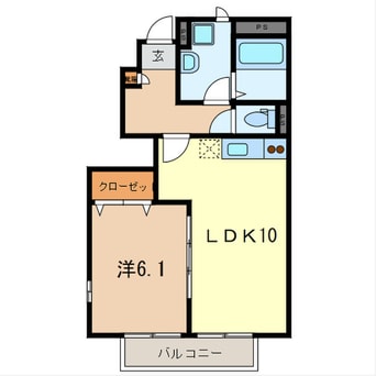 間取図 アムールセンタービレッジⅡ