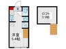 アルコイリスD 1Rの間取り