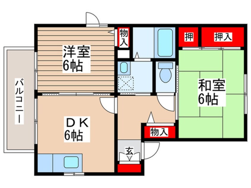 間取図 グリーンハイツ欅Ｃ