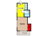 塚田ビル 1DKの間取り