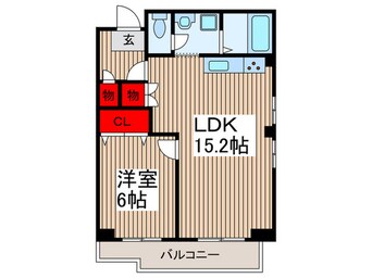 間取図 リバ－サイドマキバ