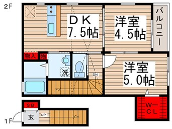 間取図 ルミナス高砂