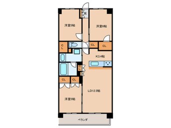 間取図 トラープランド蒼麗館