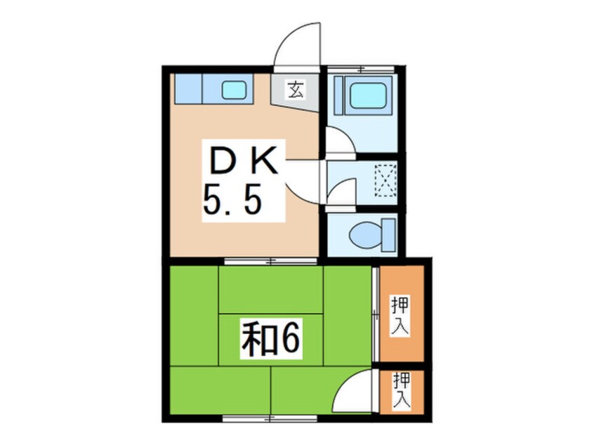 間取図 サンライズSK-Ⅲ