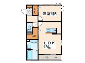 間取図 カーサ若松