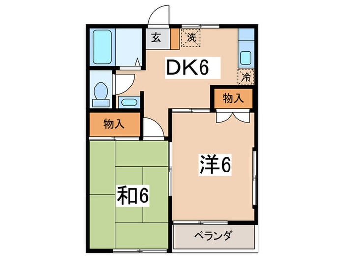 間取り図 サマックス・鶴ケ峰