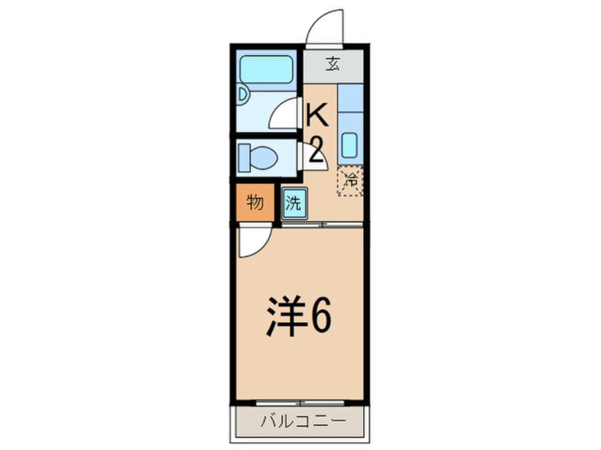 間取図 ハイツＡＲＡ