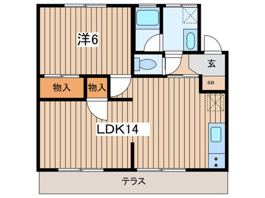 間取図 マロンプレーンA