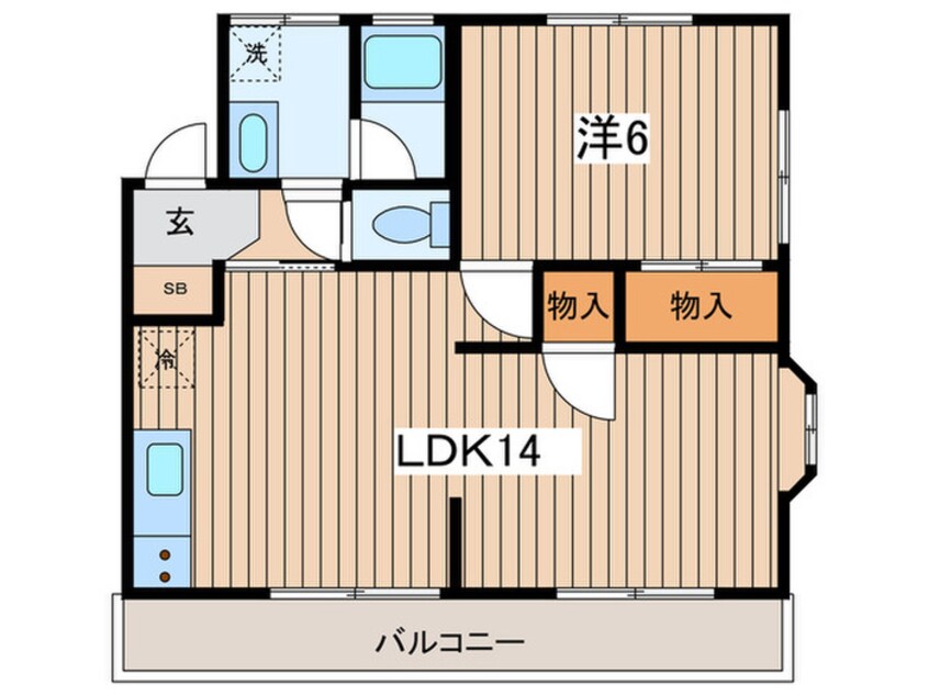 間取図 マロンプレーンA