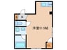 石川ビル 1Rの間取り