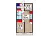 稲福第２マンション 2LDKの間取り