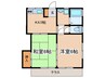 セイユウＡ棟 2Kの間取り