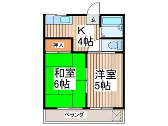 間取図 サンハイツ日暮Ａ
