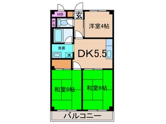 間取図 ガ－デンシティ宮崎台