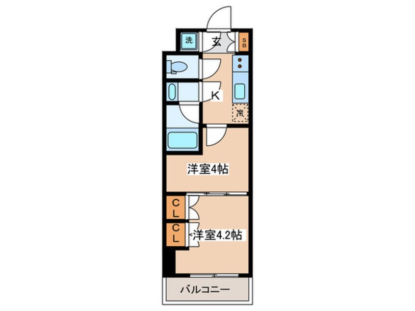 間取図 ブライズ池袋