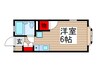 セントラルハイツ 1Rの間取り